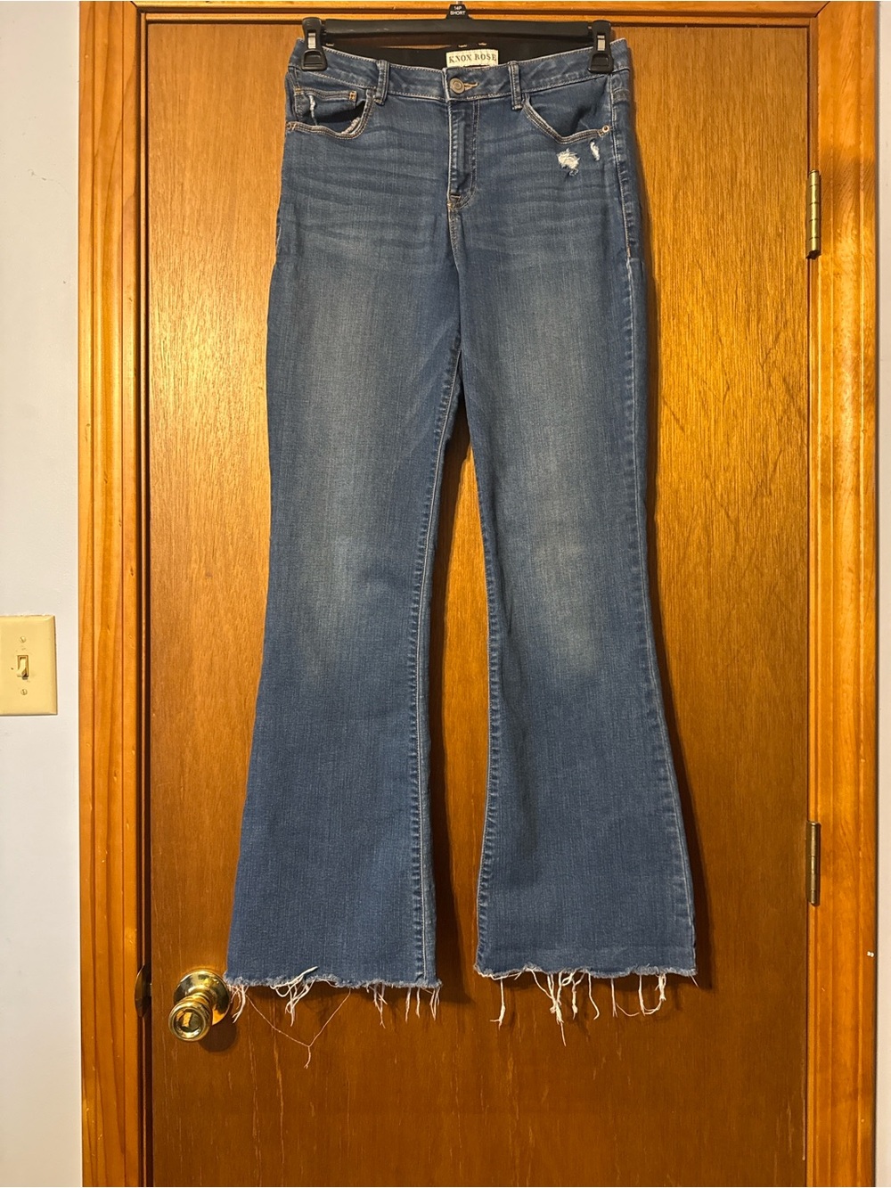 Knox Rose Women's Blue Flare Jeans